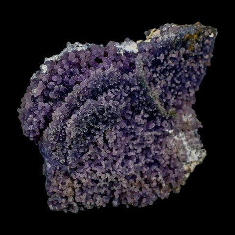 4.4" Purple Grape Agate Botryoidal Crystal Druzy Cluster Mineral Sulawesi Island - Fossil Age Minerals