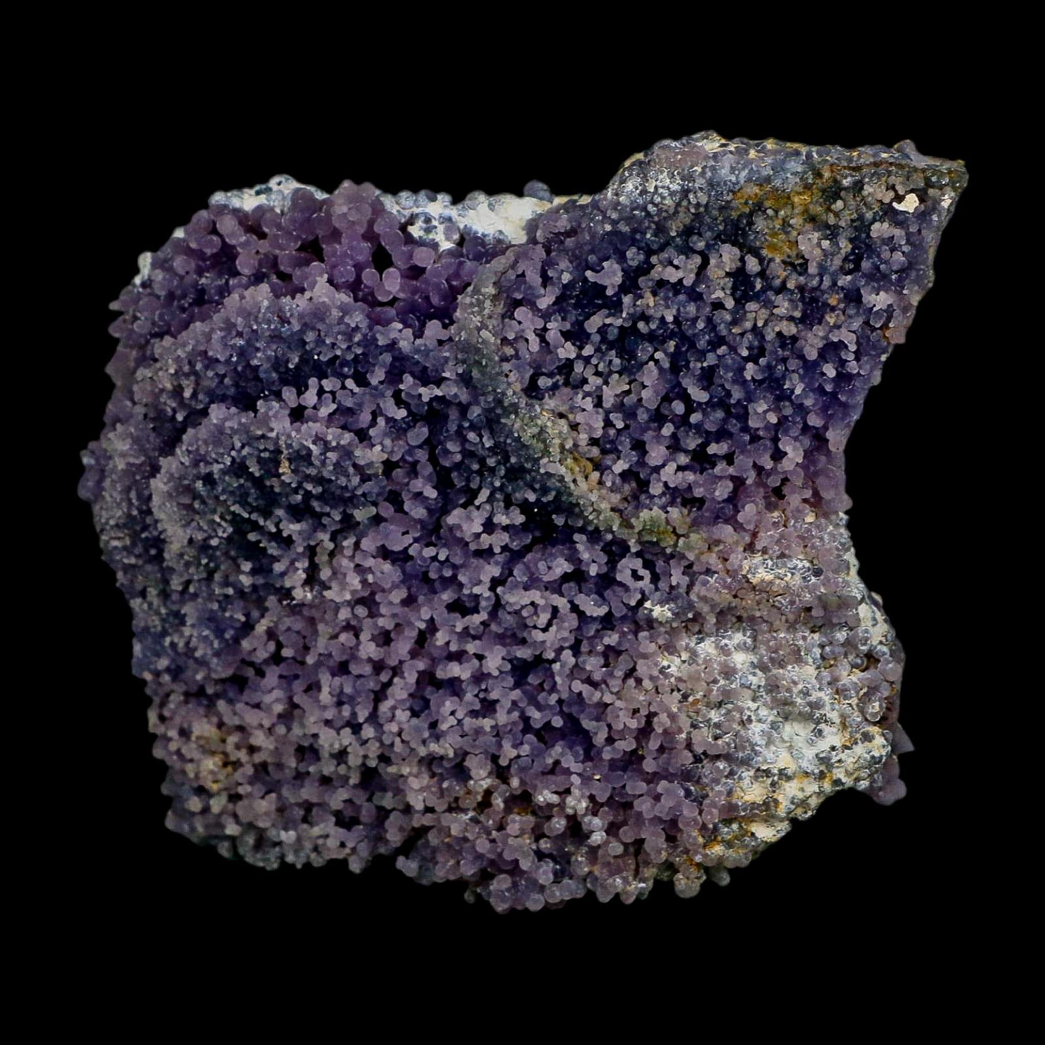 4.4" Purple Grape Agate Botryoidal Crystal Druzy Cluster Mineral Sulawesi Island - Fossil Age Minerals