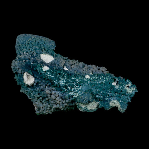 4.4" Green Grape Agate Botryoidal Crystal Druzy Cluster Mineral Sulawesi Island - Fossil Age Minerals