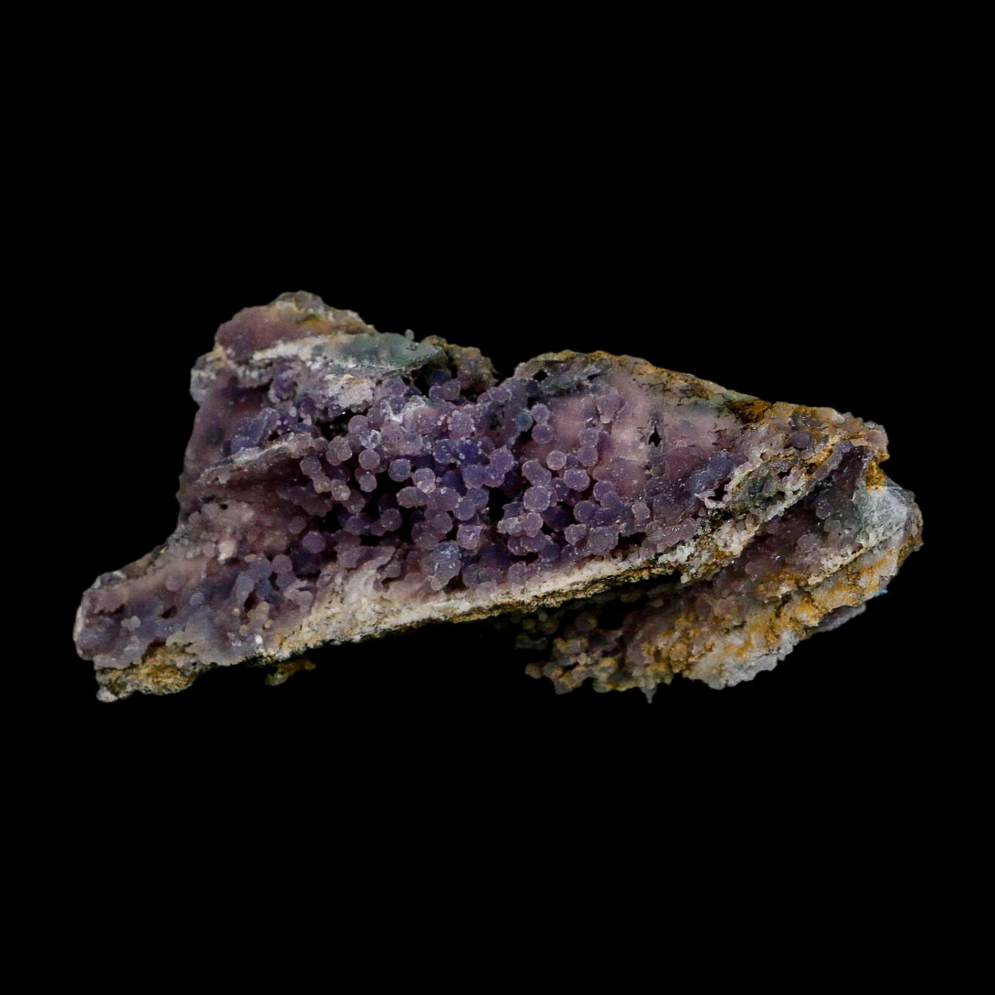 4.4" Purple Grape Agate Botryoidal Crystal Druzy Cluster Mineral Sulawesi Island - Fossil Age Minerals