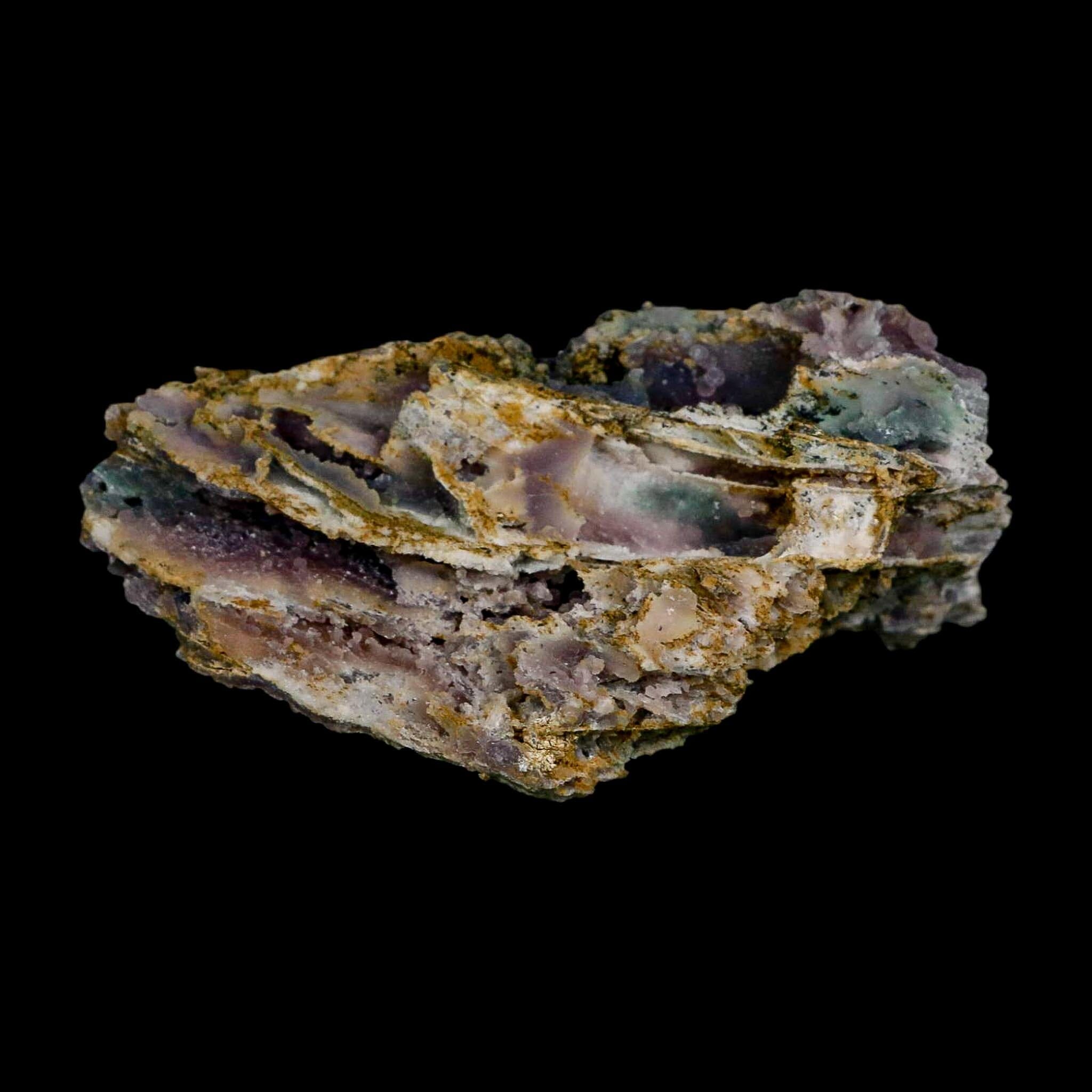 4.4" Purple Grape Agate Botryoidal Crystal Druzy Cluster Mineral Sulawesi Island - Fossil Age Minerals