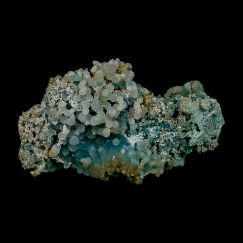 3.6" Green Grape Agate Botryoidal Crystal Druzy Cluster Mineral Sulawesi Island