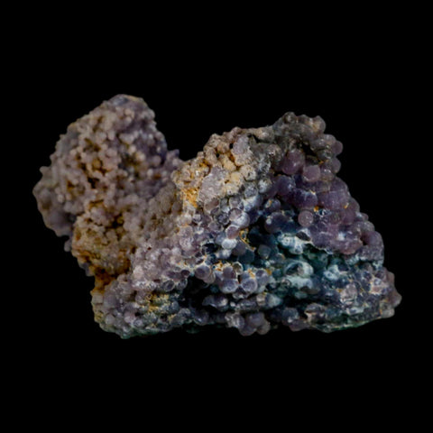 3.1" Purple Grape Agate Botryoidal Crystal Druzy Cluster Mineral Sulawesi Island