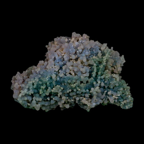 2.9" Purple Green Grape Agate Botryoidal Crystal Druzy Cluster Mineral Sulawesi Island