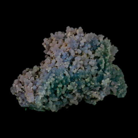 2.9" Purple Green Grape Agate Botryoidal Crystal Druzy Cluster Mineral Sulawesi Island