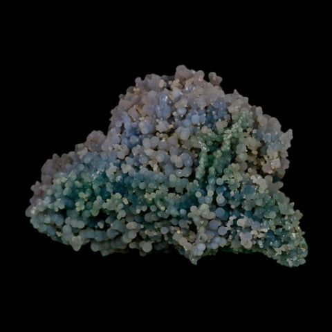 2.9" Purple Green Grape Agate Botryoidal Crystal Druzy Cluster Mineral Sulawesi Island