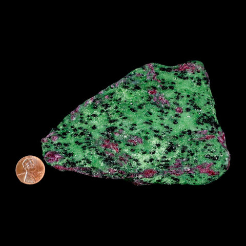 4.9" Natural Rough Ruby In Zoisite And Hornblende Crystal Mineral Specimen Anyolite - Fossil Age Minerals