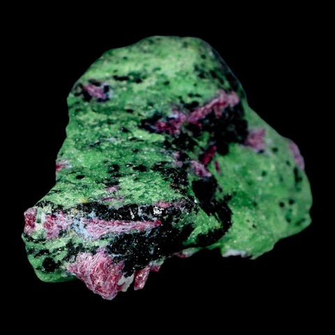 5" Natural Rough Ruby In Zoisite And Hornblende Crystal Mineral Specimen Anyolite - Fossil Age Minerals
