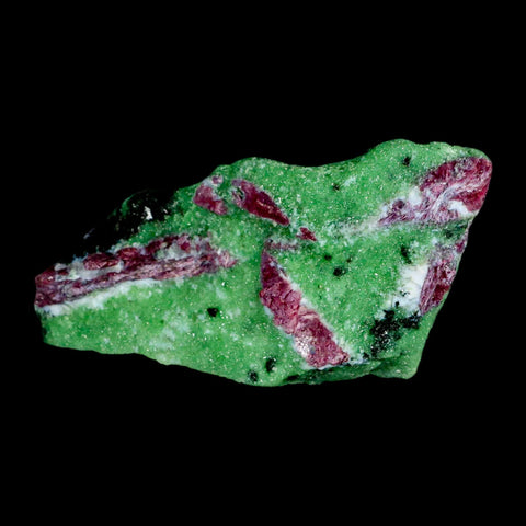 5" Natural Rough Ruby In Zoisite And Hornblende Crystal Mineral Specimen Anyolite - Fossil Age Minerals
