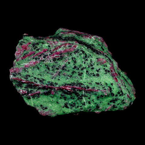 6.2" Natural Rough Ruby In Zoisite And Hornblende Crystal Mineral Specimen Anyolite - Fossil Age Minerals