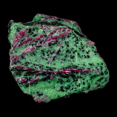6.2" Natural Rough Ruby In Zoisite And Hornblende Crystal Mineral Specimen Anyolite - Fossil Age Minerals