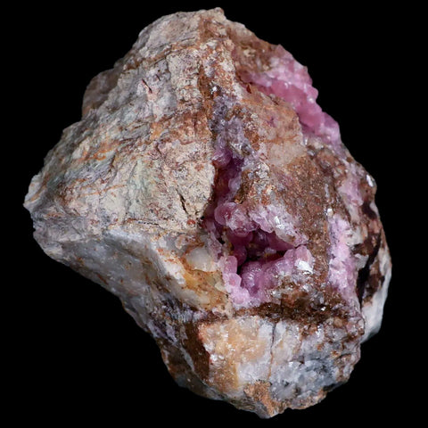4" Pink Cobaltain Cobalt Calcite Natural Crystal Druzy Mineral Specimen Morocco - Fossil Age Minerals
