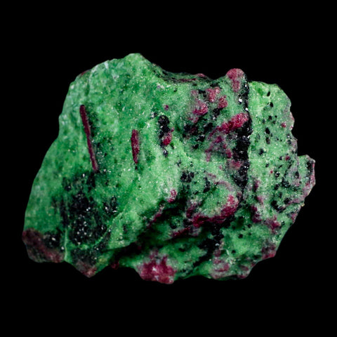 6.2" Natural Rough Ruby In Zoisite And Hornblende Crystal Mineral Specimen Anyolite - Fossil Age Minerals