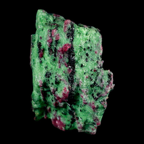 6.2" Natural Rough Ruby In Zoisite And Hornblende Crystal Mineral Specimen Anyolite - Fossil Age Minerals