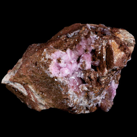 3.9" Pink Cobaltain Cobalt Calcite Natural Crystal Druzy Mineral Specimen Morocco - Fossil Age Minerals