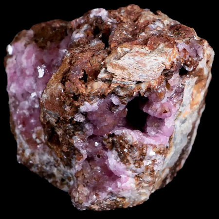 3.9" Pink Cobaltain Cobalt Calcite Natural Crystal Druzy Mineral Specimen Morocco