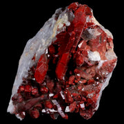 5.5" Natural Red Ferruginous Quartz Crystal Cluster Mineral Specimen Meknes Morocco