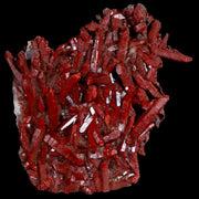 5.4" Natural Red Ferruginous Quartz Crystal Cluster Mineral Specimen Meknes Morocco