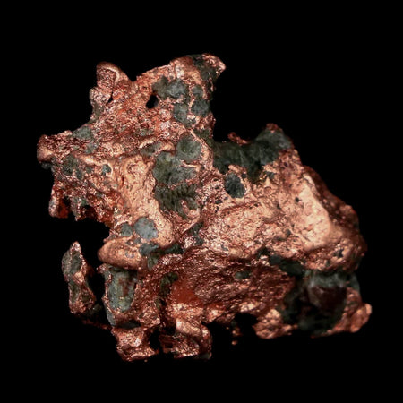 1.4" Solid Native Copper Polished Nugget Mineral Keweenaw Michigan