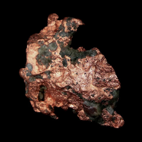 1.4" Solid Native Copper Polished Nugget Mineral Keweenaw Michigan - Fossil Age Minerals