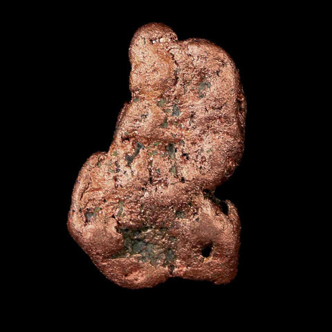 1" Solid Native Copper Polished Nugget Mineral Keweenaw Michigan - Fossil Age Minerals