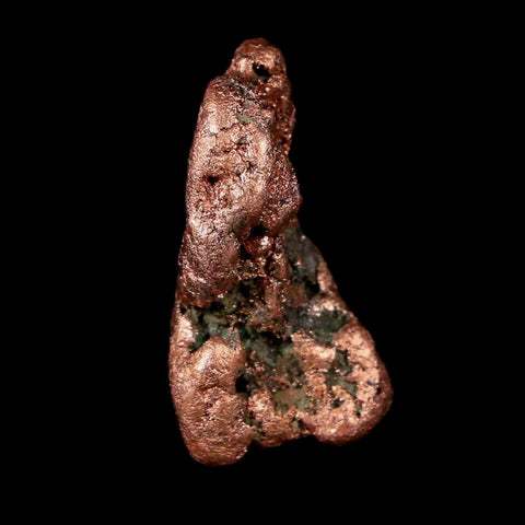 1" Solid Native Copper Polished Nugget Mineral Keweenaw Michigan - Fossil Age Minerals
