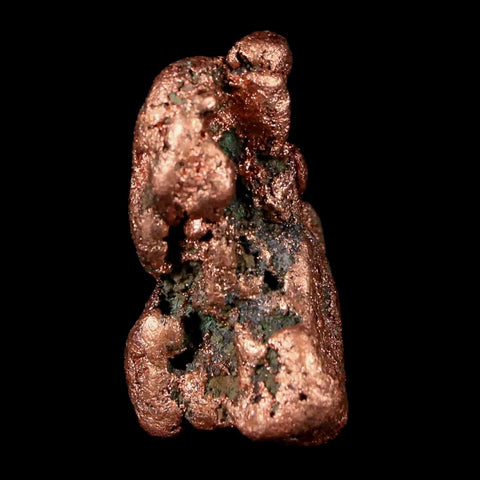 1" Solid Native Copper Polished Nugget Mineral Keweenaw Michigan - Fossil Age Minerals