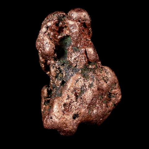 1" Solid Native Copper Polished Nugget Mineral Keweenaw Michigan - Fossil Age Minerals