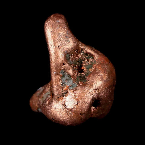 1" Solid Native Copper Polished Nugget Mineral Keweenaw Michigan - Fossil Age Minerals
