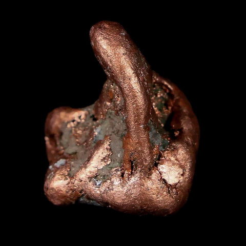 1" Solid Native Copper Polished Nugget Mineral Keweenaw Michigan - Fossil Age Minerals