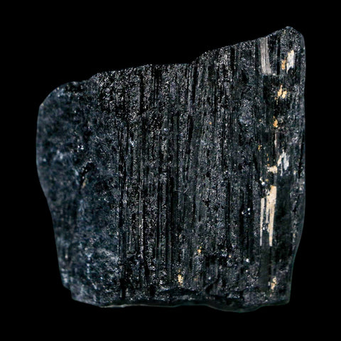1.9" Natural Rough Black Tourmaline Mineral Crystal Specimen Schorl Brazil - Fossil Age Minerals