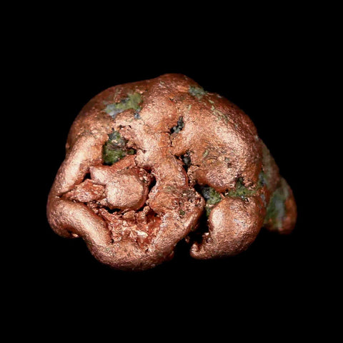 0.8" Solid Native Copper Polished Nugget Mineral Keweenaw Michigan - Fossil Age Minerals