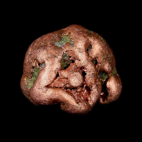 0.8" Solid Native Copper Polished Nugget Mineral Keweenaw Michigan - Fossil Age Minerals