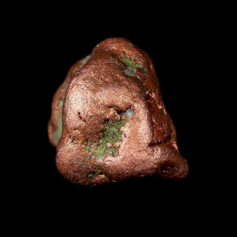 0.8" Solid Native Copper Polished Nugget Mineral Keweenaw Michigan - Fossil Age Minerals