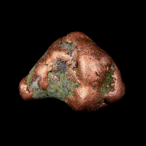 0.8" Solid Native Copper Polished Nugget Mineral Keweenaw Michigan - Fossil Age Minerals