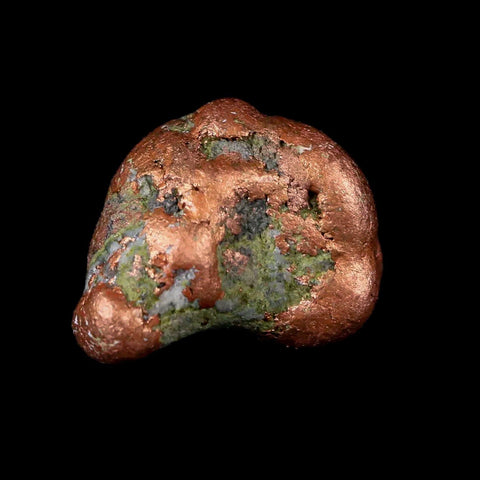 0.8" Solid Native Copper Polished Nugget Mineral Keweenaw Michigan - Fossil Age Minerals