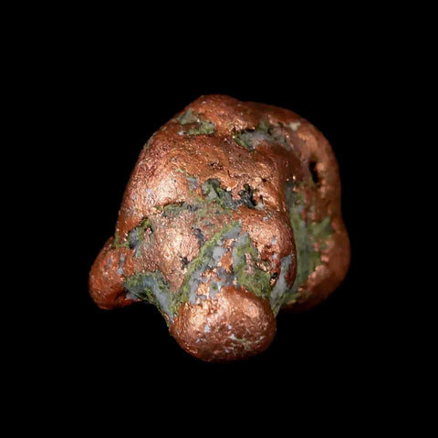 0.8" Solid Native Copper Polished Nugget Mineral Keweenaw Michigan - Fossil Age Minerals