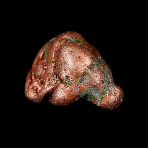 0.8" Solid Native Copper Polished Nugget Mineral Keweenaw Michigan - Fossil Age Minerals