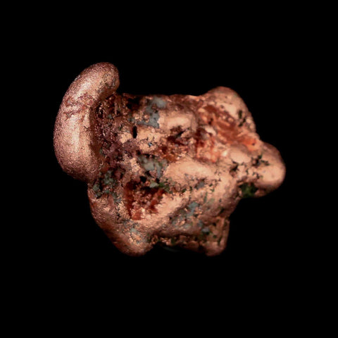 1.1" Solid Native Copper Polished Nugget Mineral Keweenaw Michigan - Fossil Age Minerals