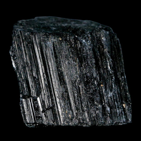2.3" Natural Rough Black Tourmaline Mineral Crystal Specimen Schorl Brazil