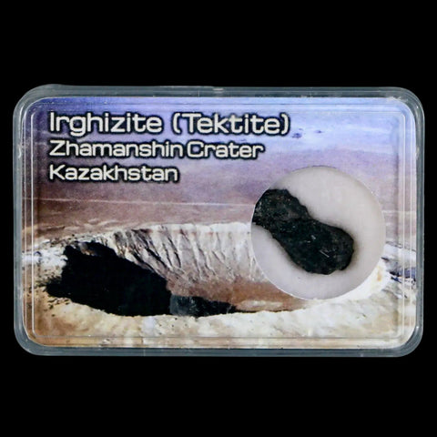 Irghizite Tektite Meteorite Specimen Zhamanshin Crater Kazakhstan Display 0.63 Grams - Fossil Age Minerals