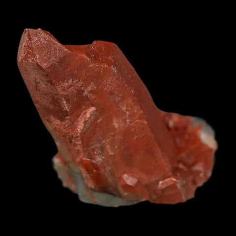 2.1" Natural Red Ferruginous Quartz Crystal Cluster Mineral Specimen Meknes Morocco - Fossil Age Minerals