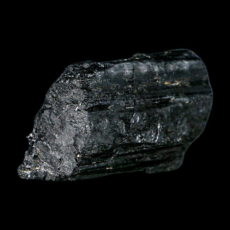 2.7" Natural Rough Black Tourmaline Mineral Crystal Specimen Schorl Brazil