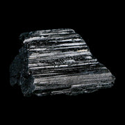 2.2" Natural Rough Black Tourmaline Mineral Crystal Specimen Schorl Brazil