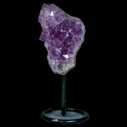 3.7" Amethyst Crystal Cluster Mineral Specimen Brazil Custom Medal Stand