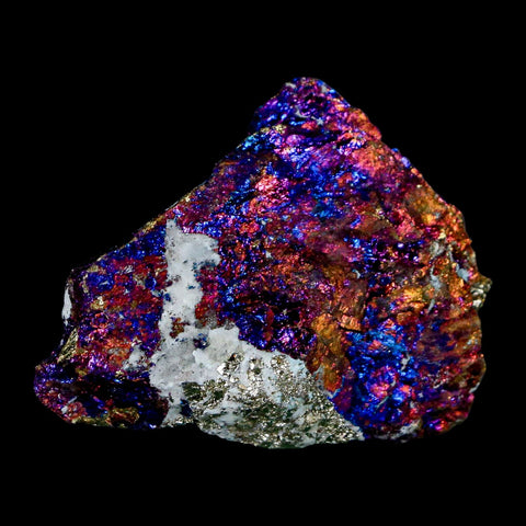 2.1" Chalcopyrite Bornite Brilliant Multicolored Peacock Ore Chihuahua Mexico - Fossil Age Minerals