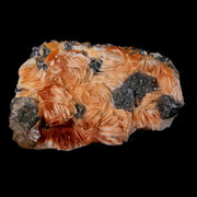 2.6" Orange Barite, Cerussite & Galena Cubes Crystal Mineral Mabladen Morocco