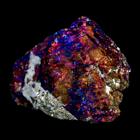 2.1" Chalcopyrite Bornite Brilliant Multicolored Peacock Ore Chihuahua Mexico - Fossil Age Minerals