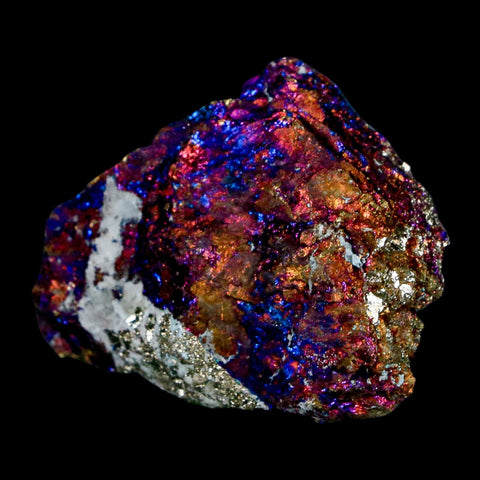 2.1" Chalcopyrite Bornite Brilliant Multicolored Peacock Ore Chihuahua Mexico - Fossil Age Minerals