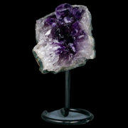 3" Amethyst Crystal Cluster Mineral Specimen Brazil Custom Medal Stand